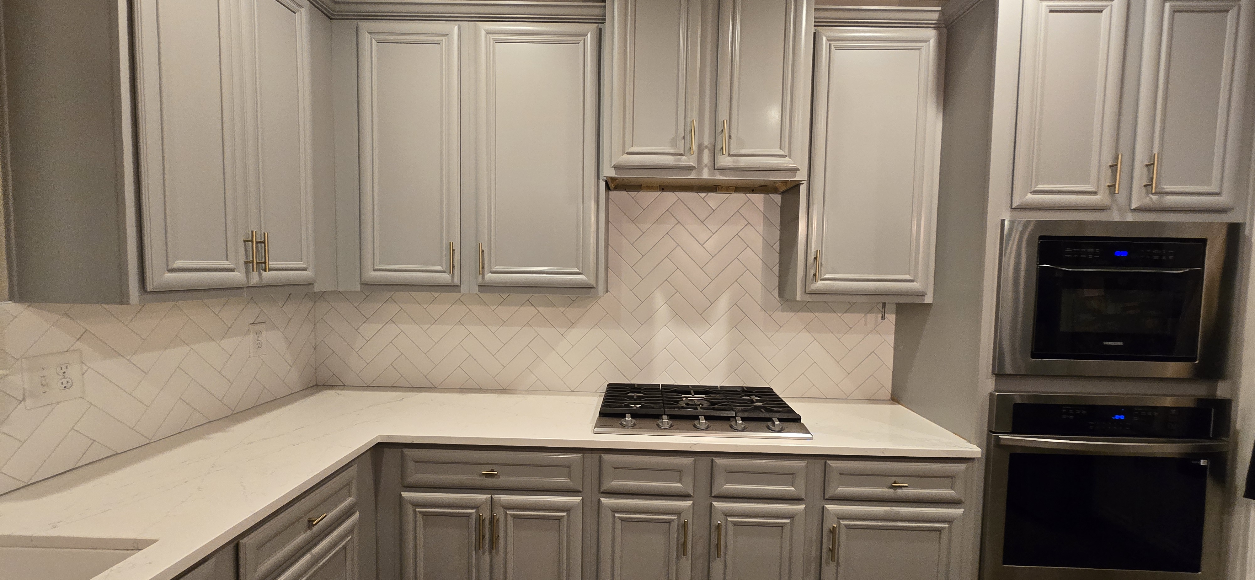 Kitchen backsplash tile installation – North Atlanta GA
