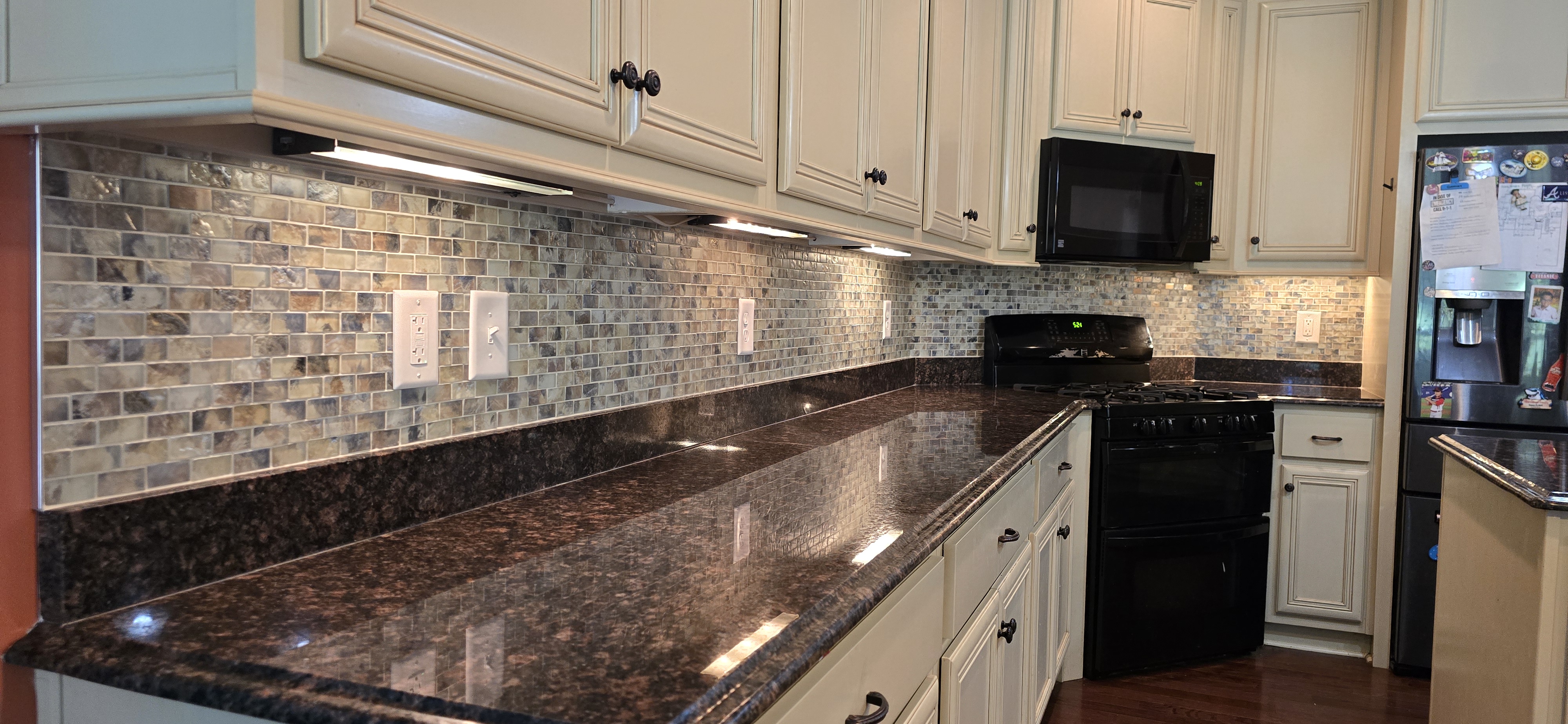 Ceramic backsplash installation – Sandy Springs GA