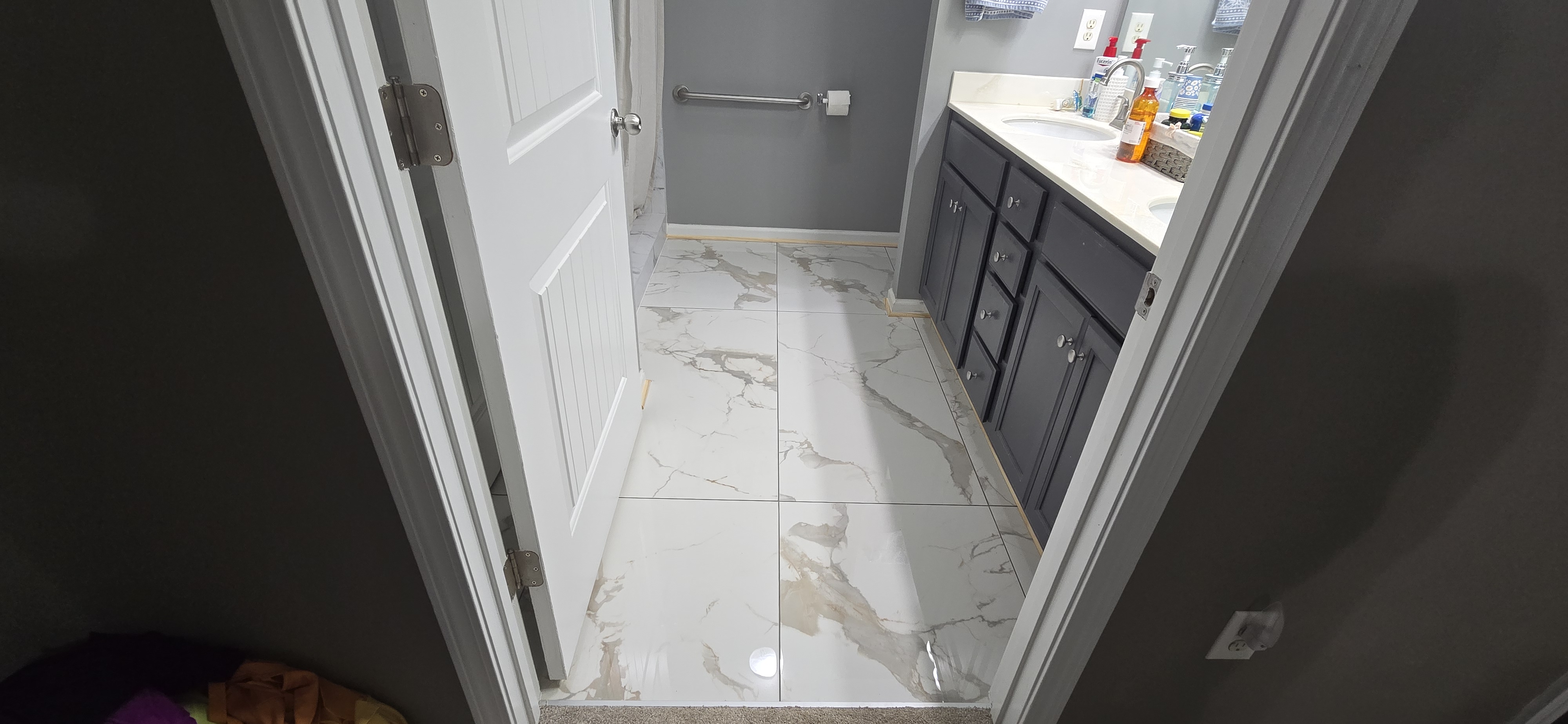Ceramic tile floor installation – North Atlanta GA